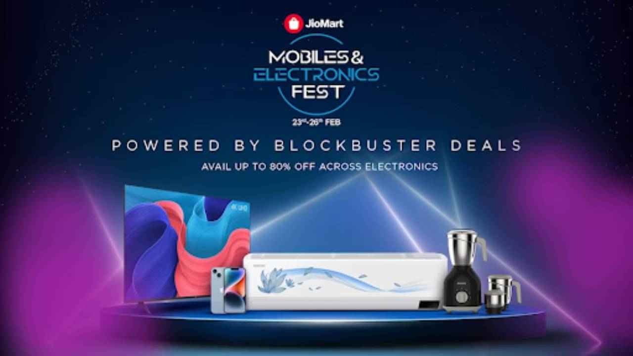 JioMart Mobiles and Electronics Fest: Top 5 products available during the sale