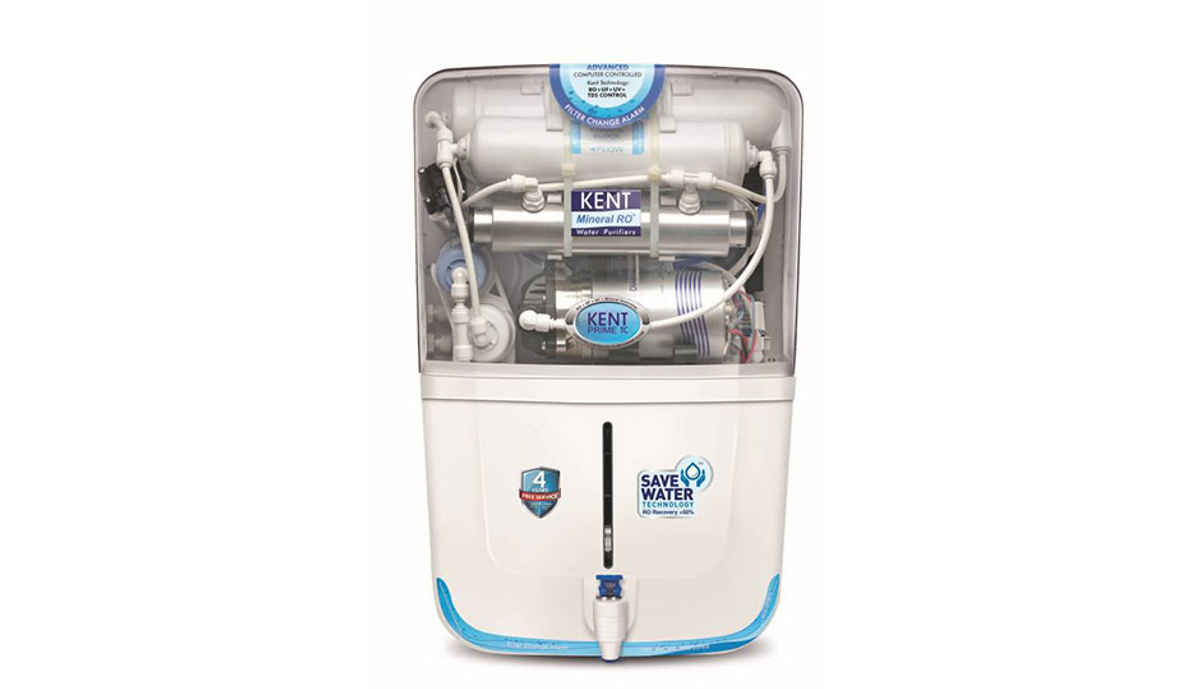 Kent PRIME TC (11030) 9 L RO + UV +UF Water Purifier (White) 