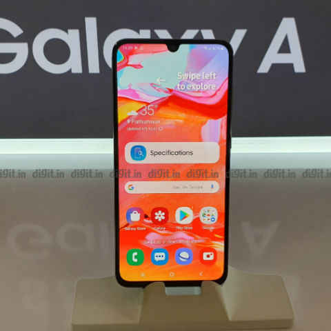 Samsung Galaxy A70 launched in India at Rs 28,990, pre-bookings start on April 20