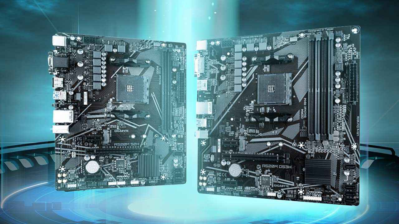 GIGABYTE launches AMD A520 chipset motherboards for budget PC builds