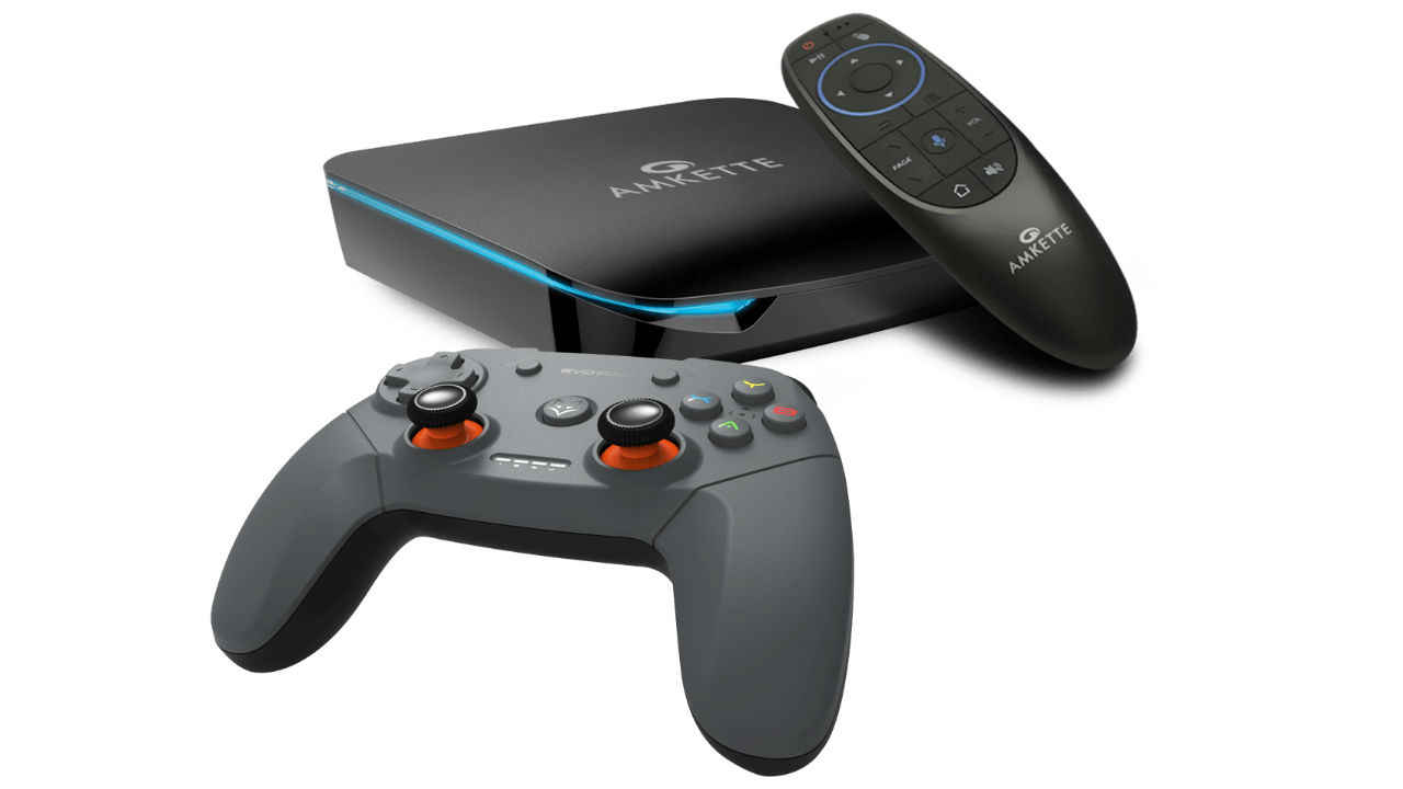 Amkette EvoFox GameBox is an Android TV box targeted at gamers