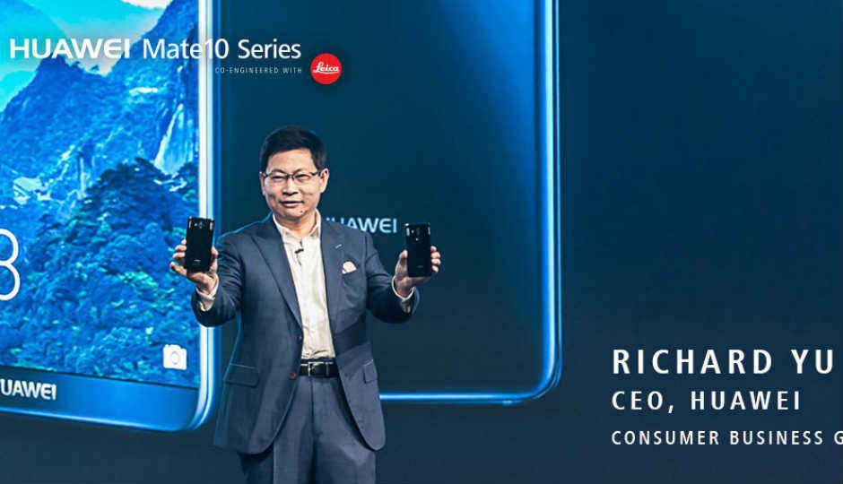 Huawei Mate 10 और Mate 10 Pro बेज़ेल-लेस डिज़ाइन और किरिन 970 चिपसेट के साथ हुए लॉन्च