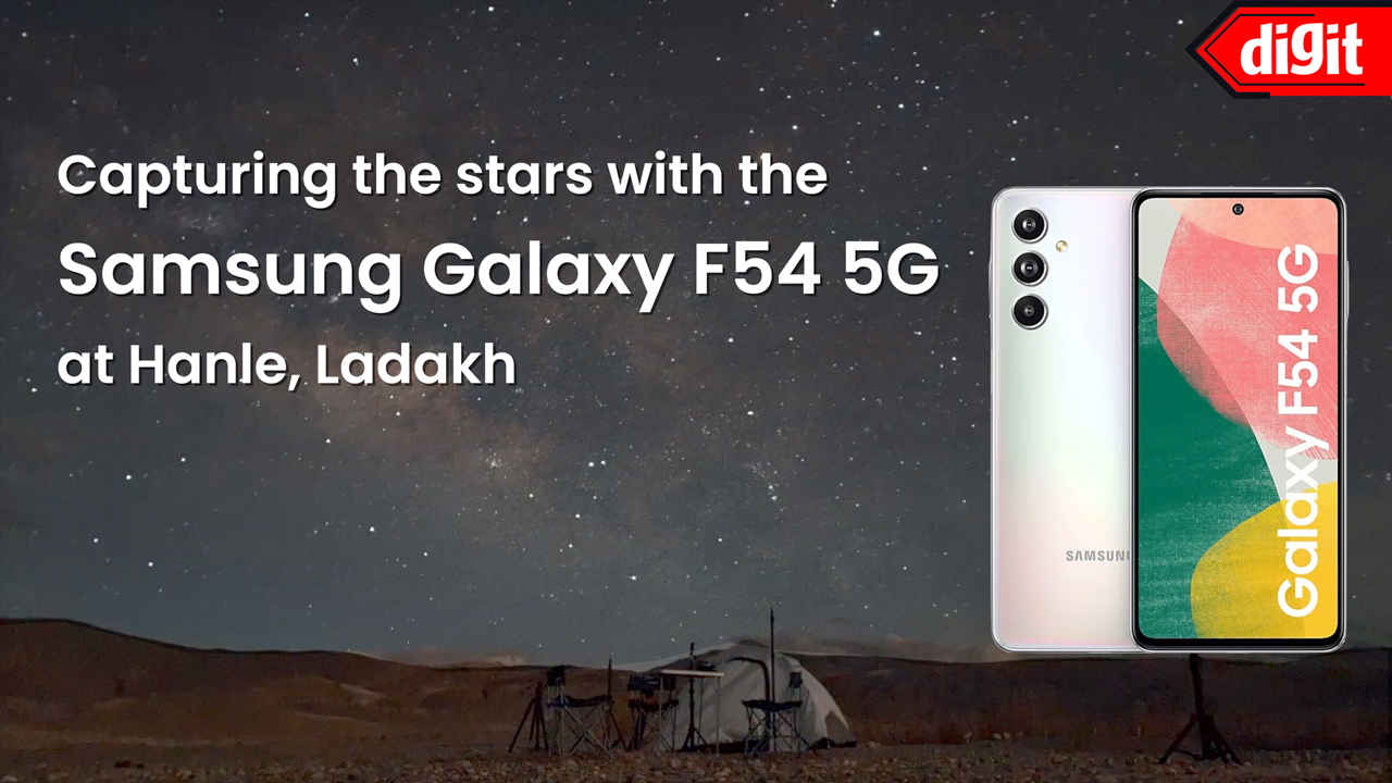 Samsung Galaxy F54 goes stargazing at Hanle: Join us on the starry trip!