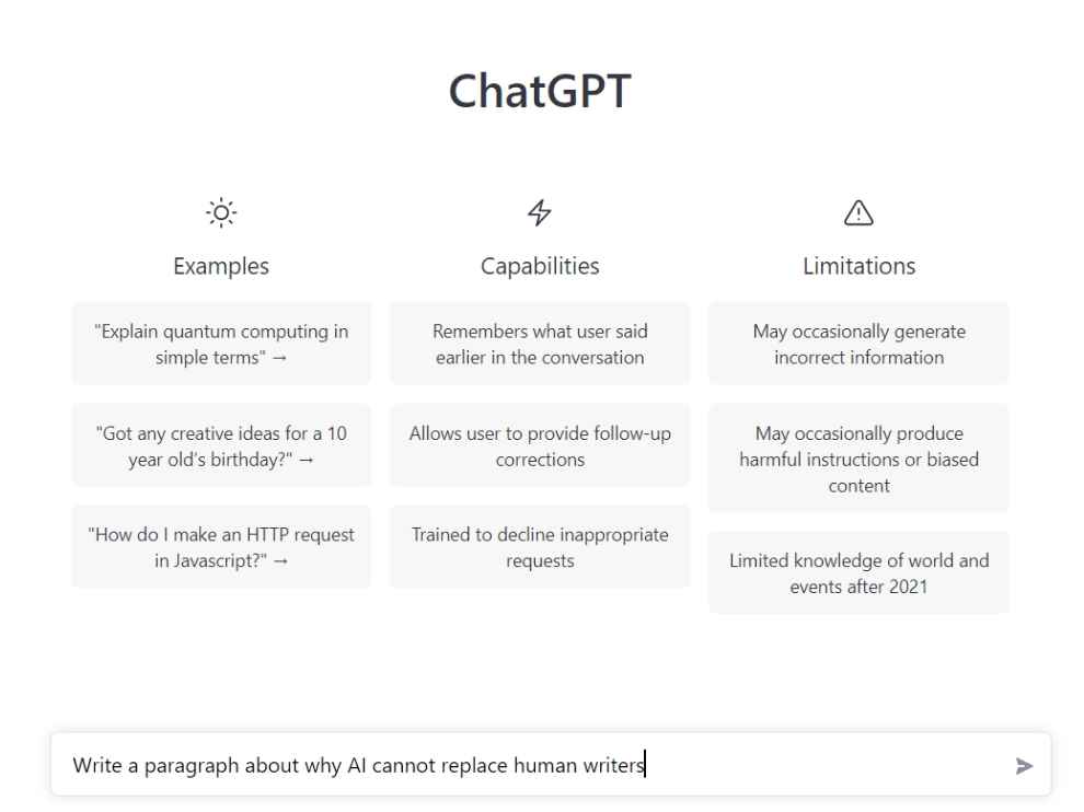 Generative AI ChatGPT