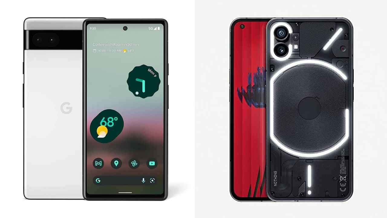 Google Pixel 6a vs Nothing Phone 1 comparison