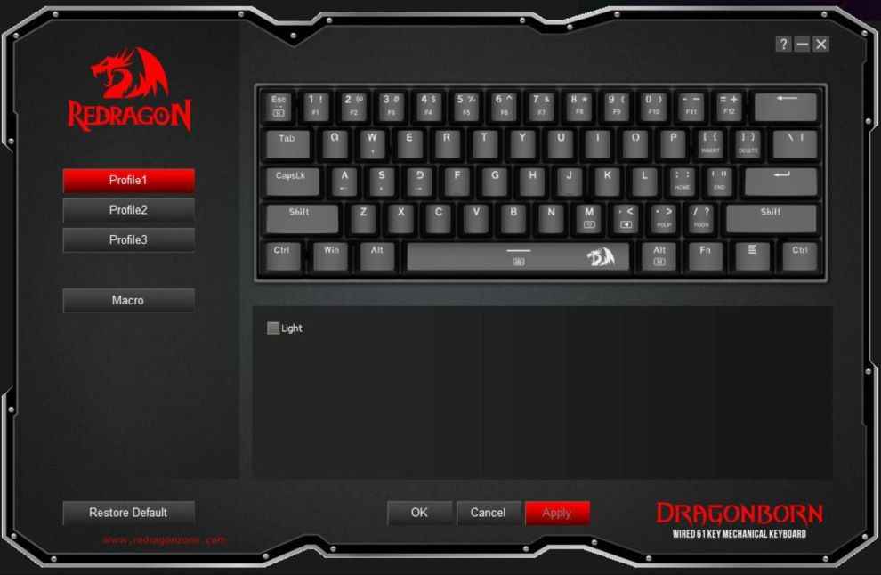 RedDragon keyboard