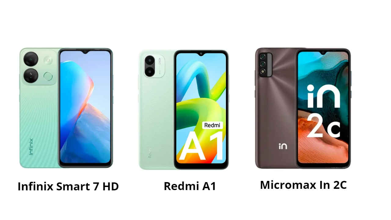 Infinix Smart 7 HD vs Redmi A1 vs Micromax In 2C: 6000 টাকার কম দামে কোন ফোন ফিচারে সেরা