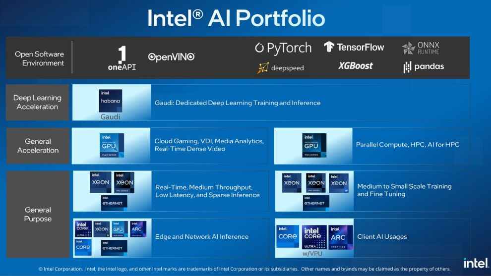 Intel's AI Portfolio