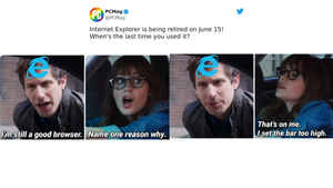 Internet Explorer के बंद होने पर आए ये 30 फनी रिएक्शन, आपको कौन सा पसंद?
