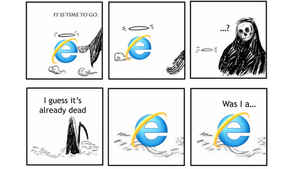 Internet Explorer के बंद होने पर आए ये 30 फनी रिएक्शन, आपको कौन सा पसंद?