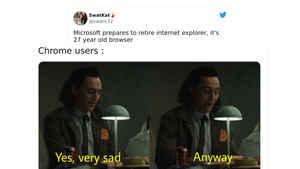 Internet Explorer के बंद होने पर आए ये 30 फनी रिएक्शन, आपको कौन सा पसंद?