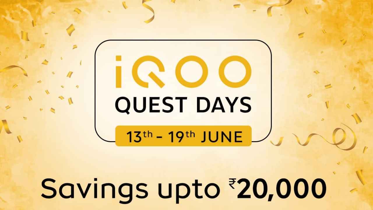 iQOO Quest Days Sale 2023: एक बार फिर धमाका सेल लेकर आ गया है iQOO, धाकड़ 5G फोंस पर लगी पड़ी है ऑफर्स की झड़ी