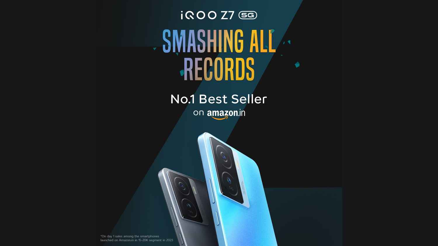 iQOO Z7 becomes the highest selling smartphone in the segment on Amazon.in