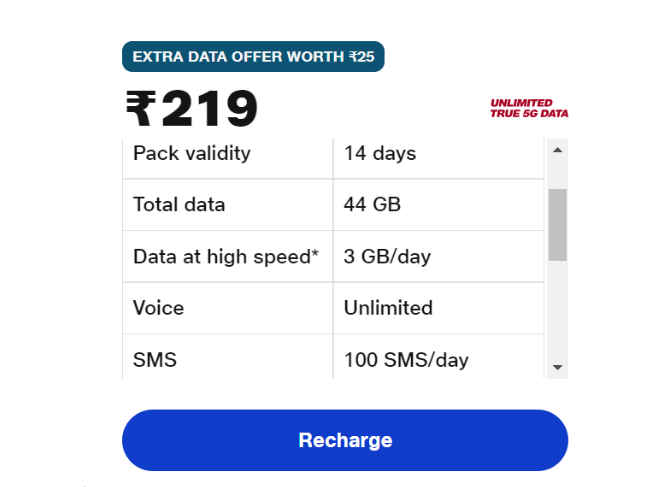 Jio-219 Plan