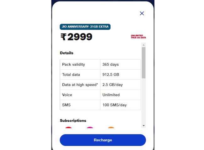 Jio 2999 