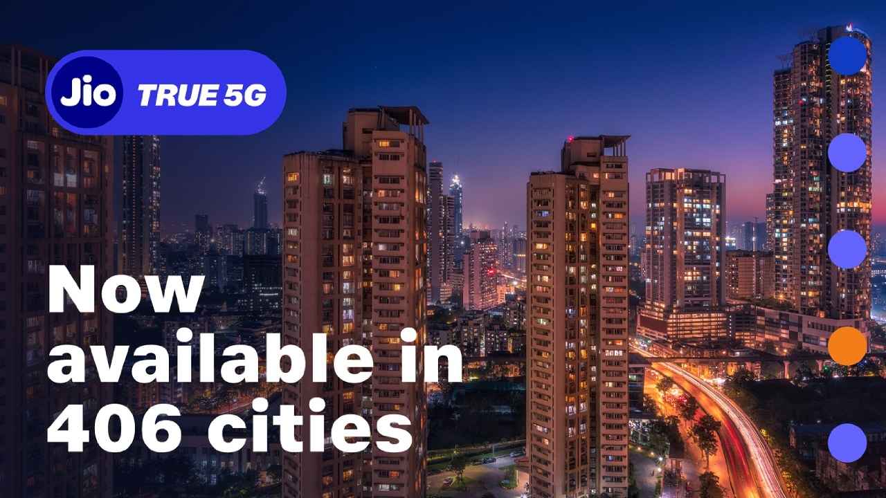 रिलायंस जियो ट्रू 5जी अब 406 से अधिक शहरों में उपलब्ध, क्या आपके शहर है लिस्ट में?