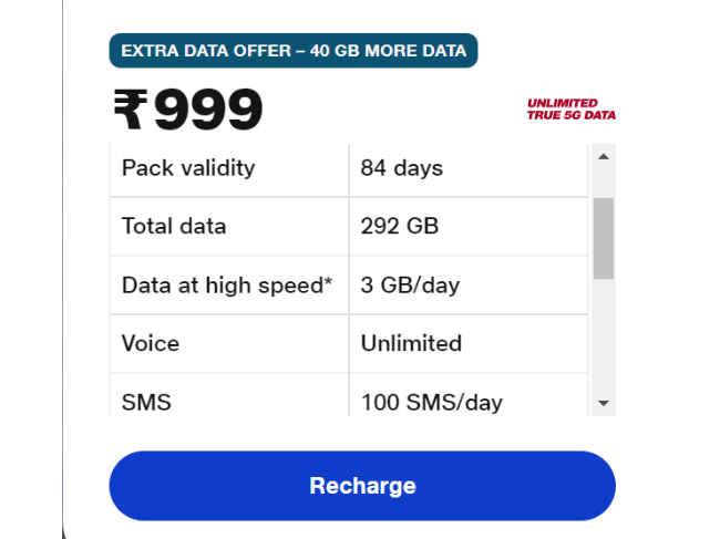 Jio999 plan