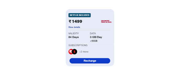 Reliance Jio rs 1499 Prepaid Recharge Plan