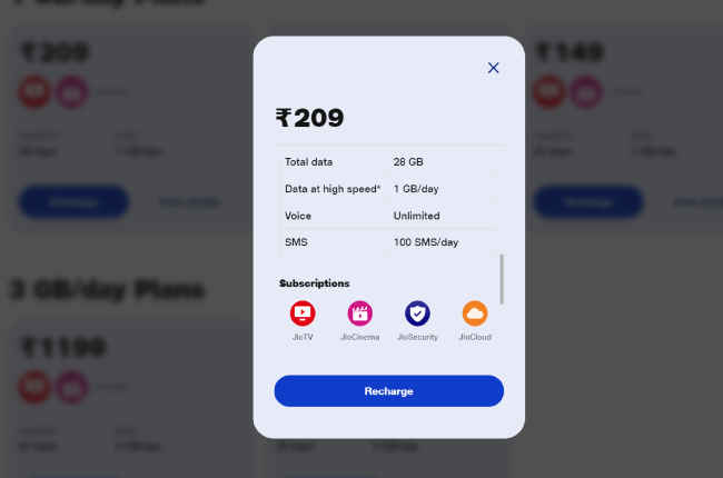 Jio Rs 209 Plan