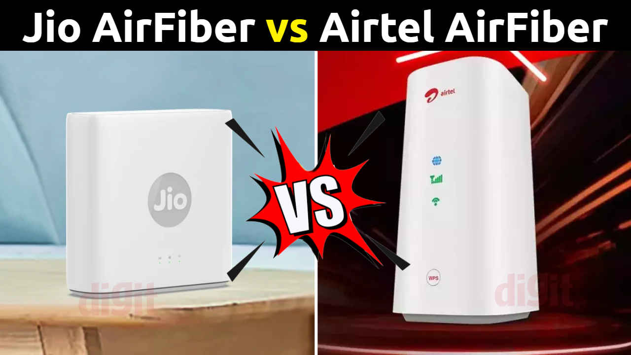 Jio Vs Airtel AirFiber: ಇವೆರಡರಲ್ಲಿ ಯಾರ ಏರ್‌ಫೈಬರ್ ಪ್ಲಾನ್‌ ಬೆಸ್ಟ್? ಸ್ಪೀಡ್ ಮತ್ತು ಬೆಲೆ ಎಷ್ಟಿದೆ? | Tech News