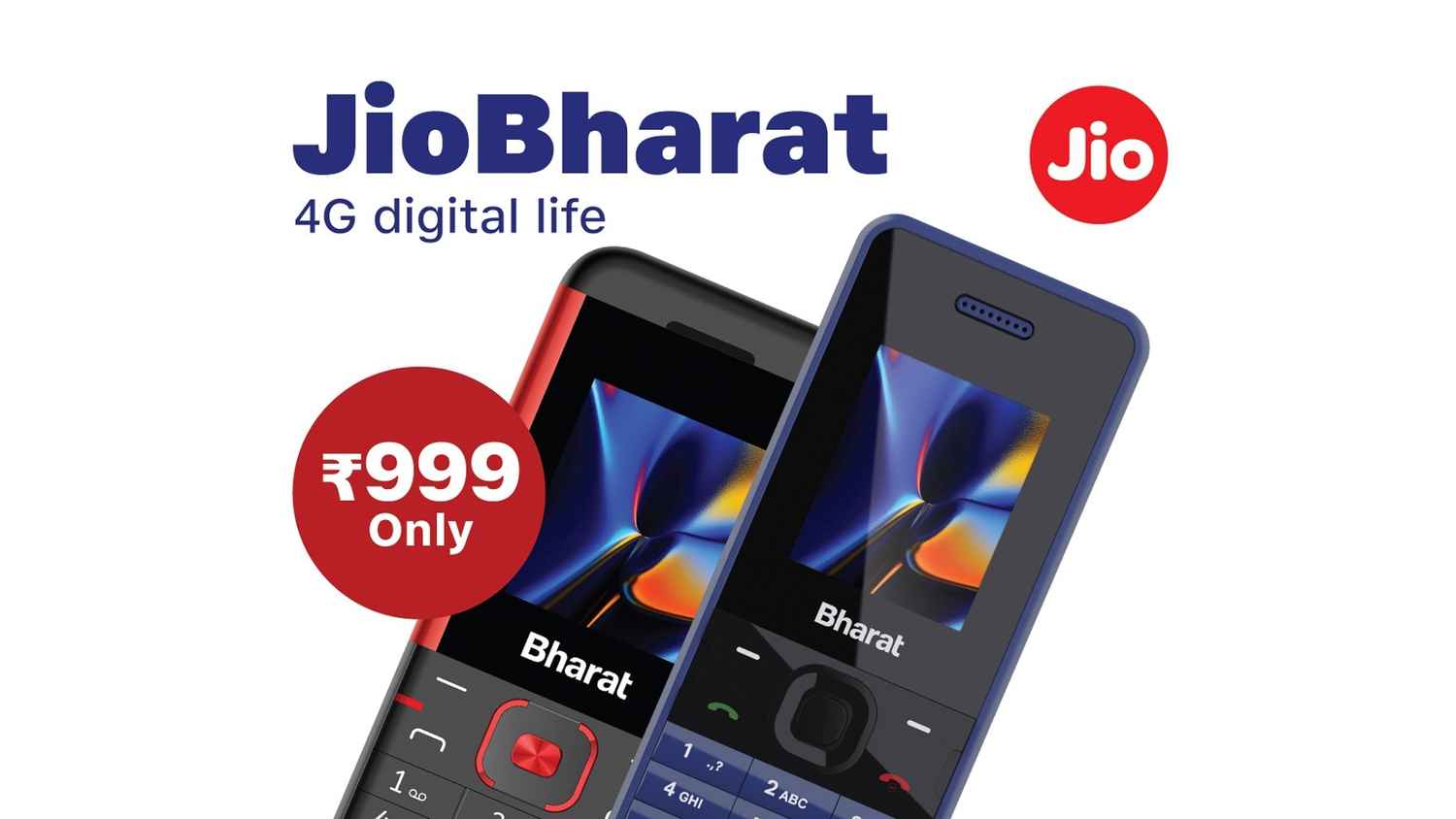 Jio Bharat Phone: New 4G-enabled feature phone from Reliance for Rs 999