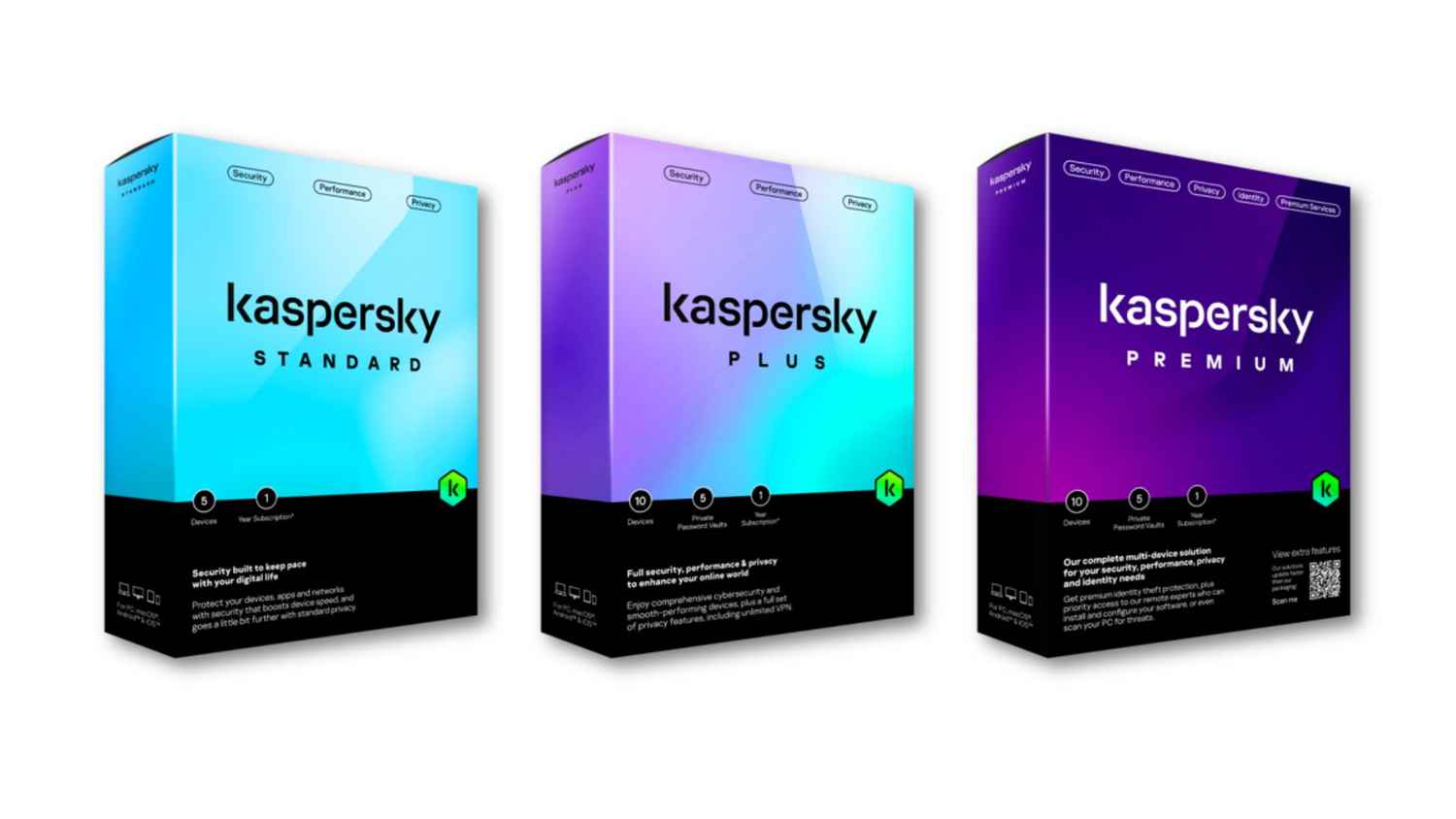 Kaspersky announces Kaspersky Standard, Kaspersky Plus and Kaspersky Premium