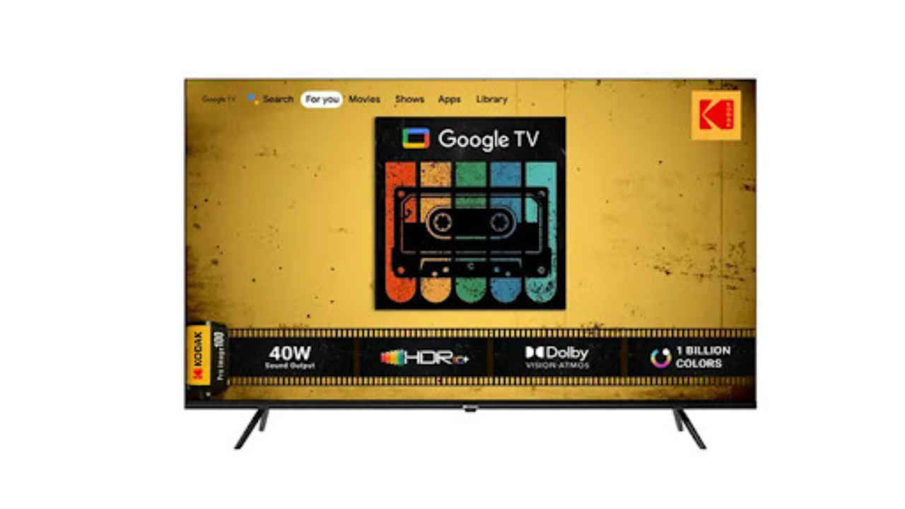 Kodak launches 8 new TVs in India with prices starting at INR 10,499