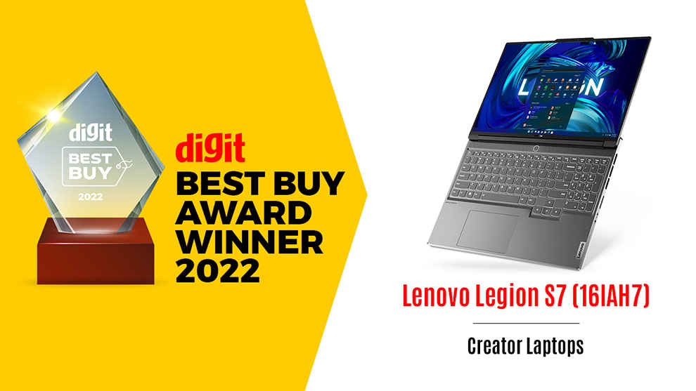 Digit Best Buy Award 2022 Winner: Lenovo Legion S7 (16IAH7)