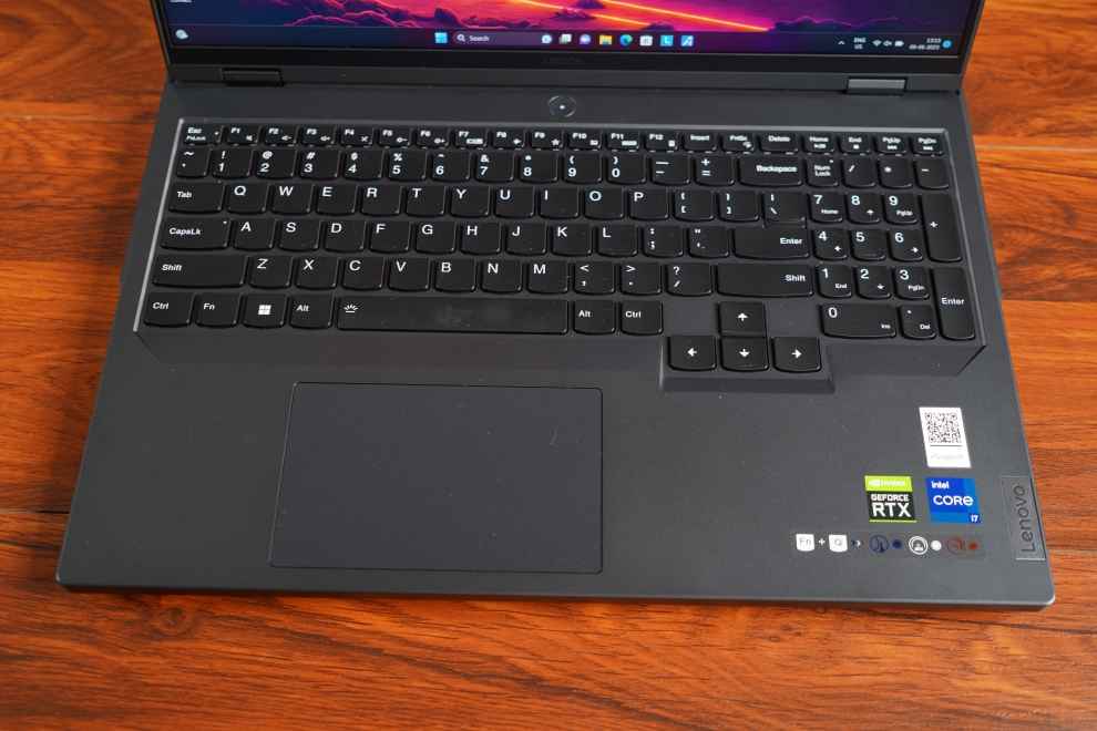 Lenovo Legion 5i Pro Gaming Laptop Review - Keyboard And Trackpad