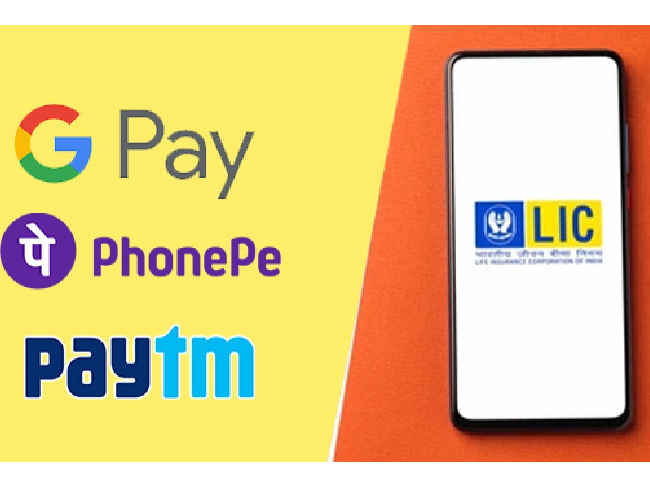 LIC premium via Google Pay, Paytm