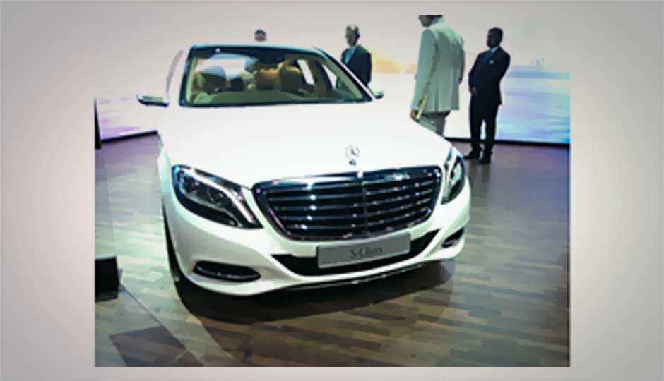 Mercedes Benz S-Class at Auto Expo 2014 Mercedes Benz S-Class at Auto Expo 2014