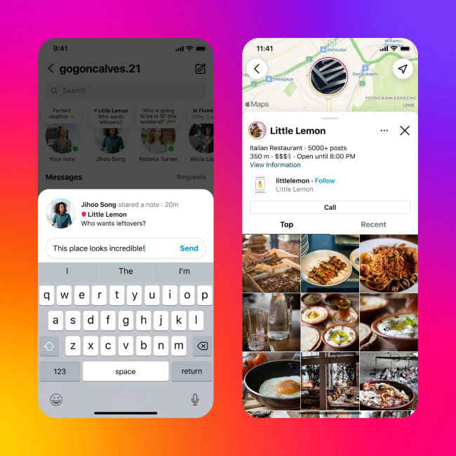 Instagram Notes will allow location tagging, making it easier for ...