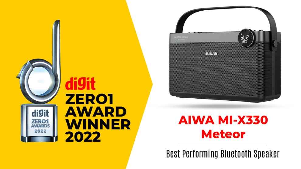 Digit Zero1 Award 2022 Winner: AIWA MI-X 330 Meteor