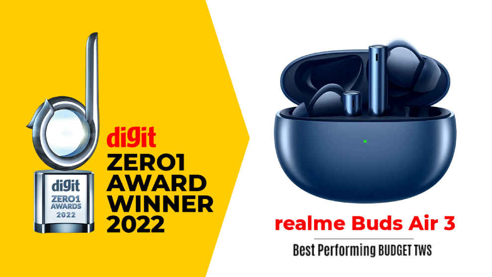 Digit Zero1 Award 2022 Winner: Realme Buds Air 3 