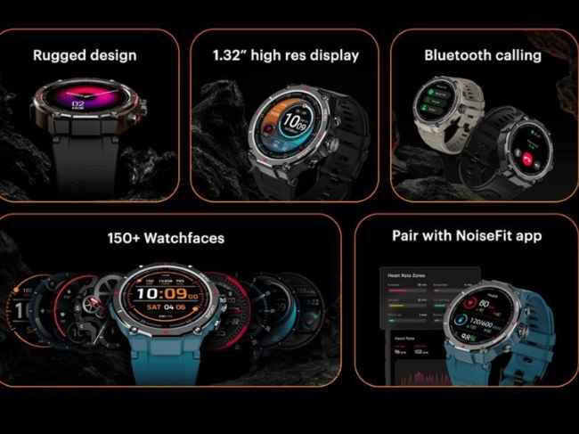 NoiseFit Force rugged watch is launching on Feb 3 in India Price