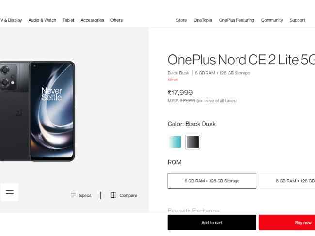 OnePlus Nord  CE 2 Lite 5G