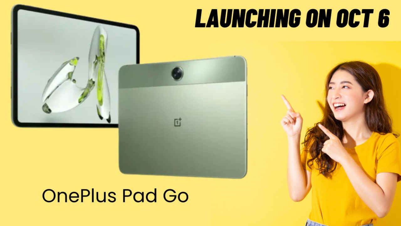 OnePlus Pad Go launching on October 6:  availability and  specifications revealed - India Today