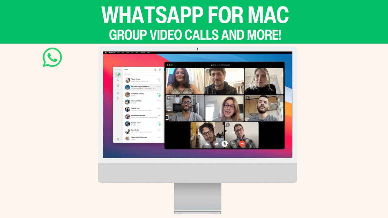 WhatsApp for Mac – Meta adds group voice and video calls to their Mac app and more!