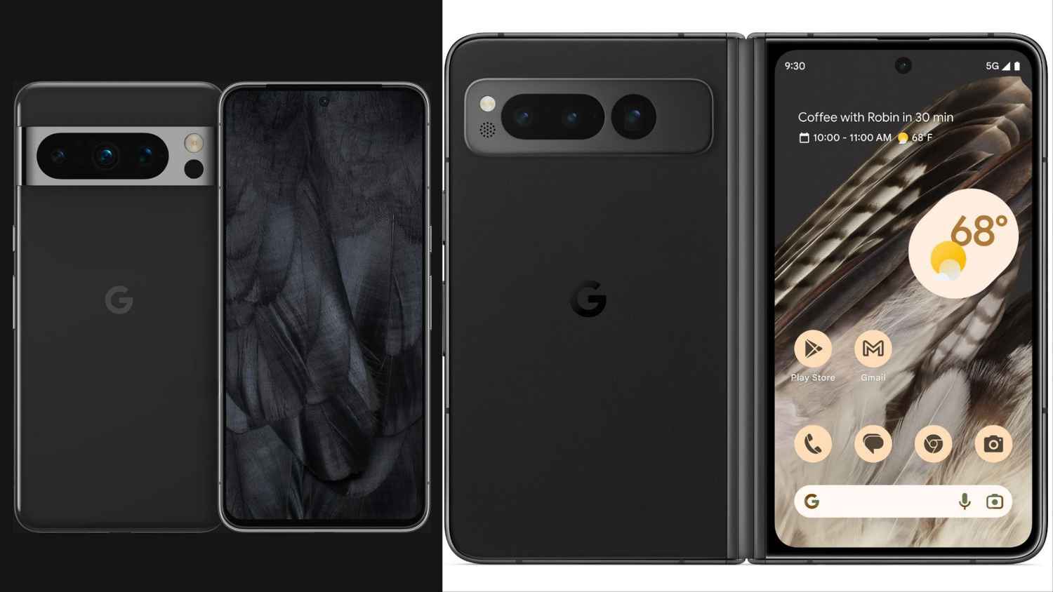 Pixel Fold, Pixel 8 Pro renders reveal major design details of the two Google phones