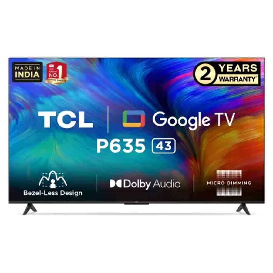 TCL 43C645 4K Ultra HD Smart QLED Google Tv 2023, Tcl TV, QLED, Google  tv, LED Tv