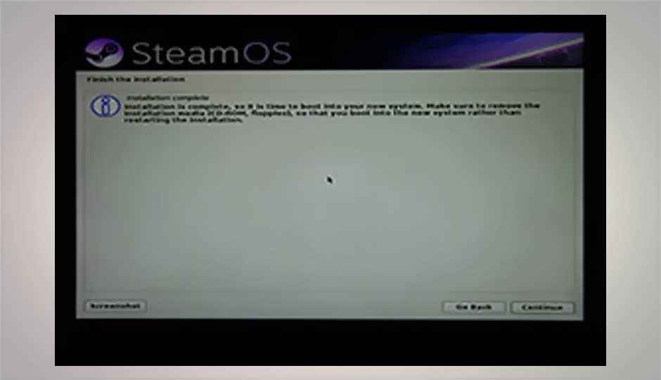 Steam OS: First look (installation)
