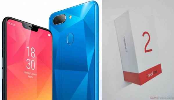 Realme 2 press renders, retail box image leaked
