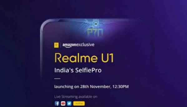 Realme U1 with dual-rear camera setup spotted ahead of November 28 launch