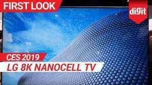 CES 2019: LG 8K Nanocell TV First Look | Digit.in