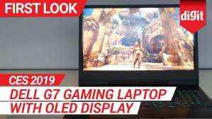 CES 2019: Dell G7 Laptop with OLED display First Look | Digit.in