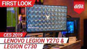 CES 2019: Lenovo Legion Y27G and Legion C730: First Look | Digit.in