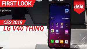 CES 2019: LG V40 ThinQ First Look | Digit.in