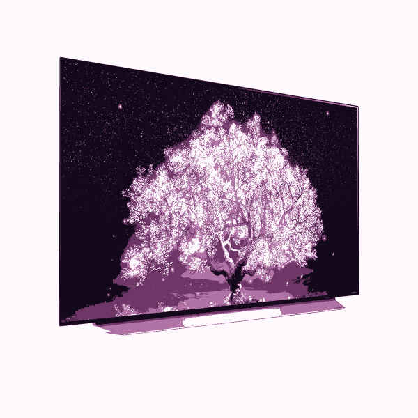 LG C1 55-inch 4K OLED TV Build and Design