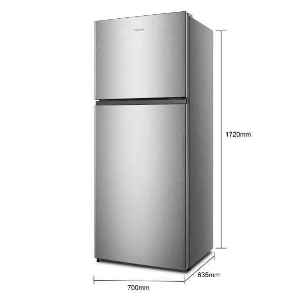 Hisense 411 L 2 Star Double Door Refrigerator (RT488N4ASB2) Build and Design