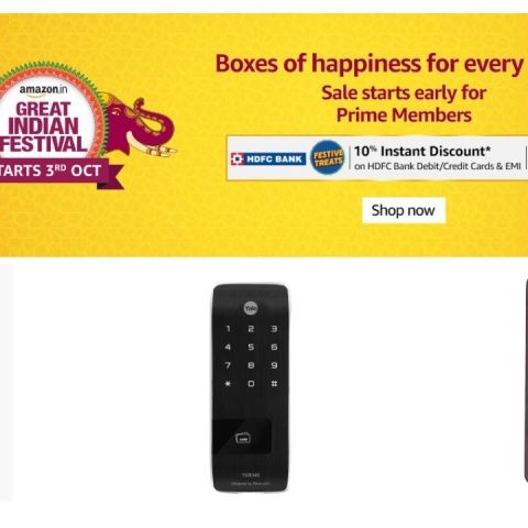 Amazon Great Indian Festival 2021- Top deals on Smart locks - Vimarsana News